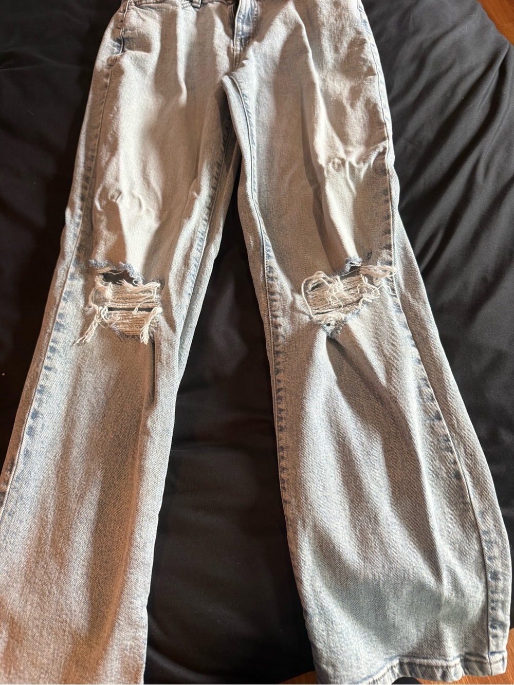 SO Light Blue Distressed Women's Jeans